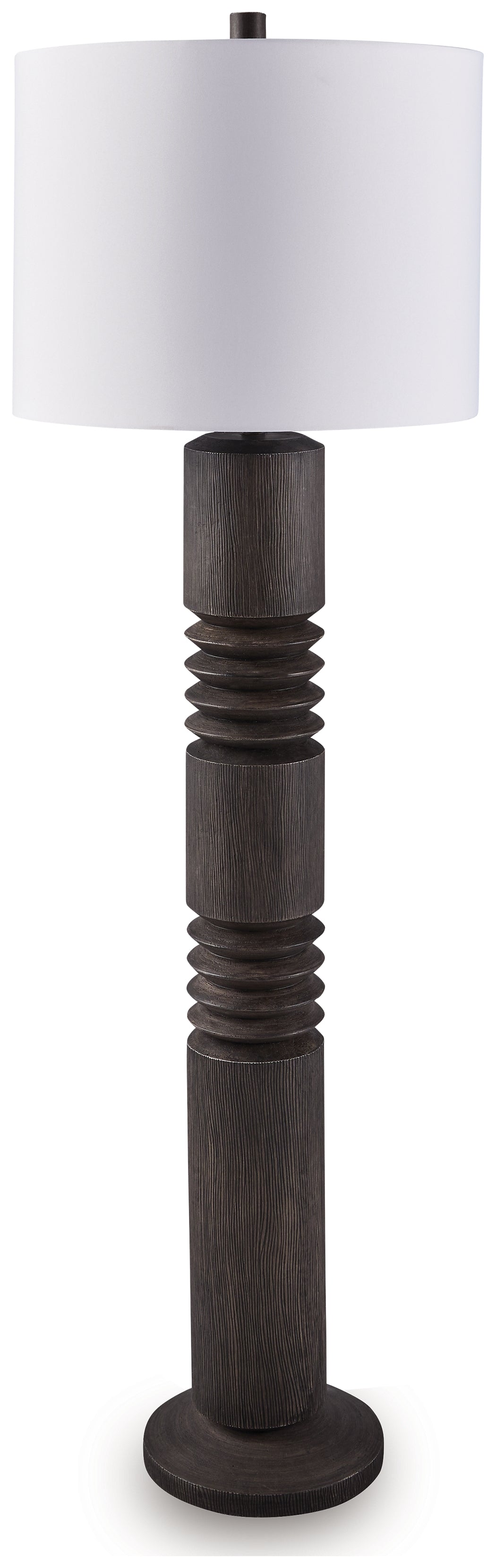 Furniture City Slidell - Ashley Furniture - Fainwell Lighting - Poly Floor Lamp (1/CN) / Distressed Black - L235861