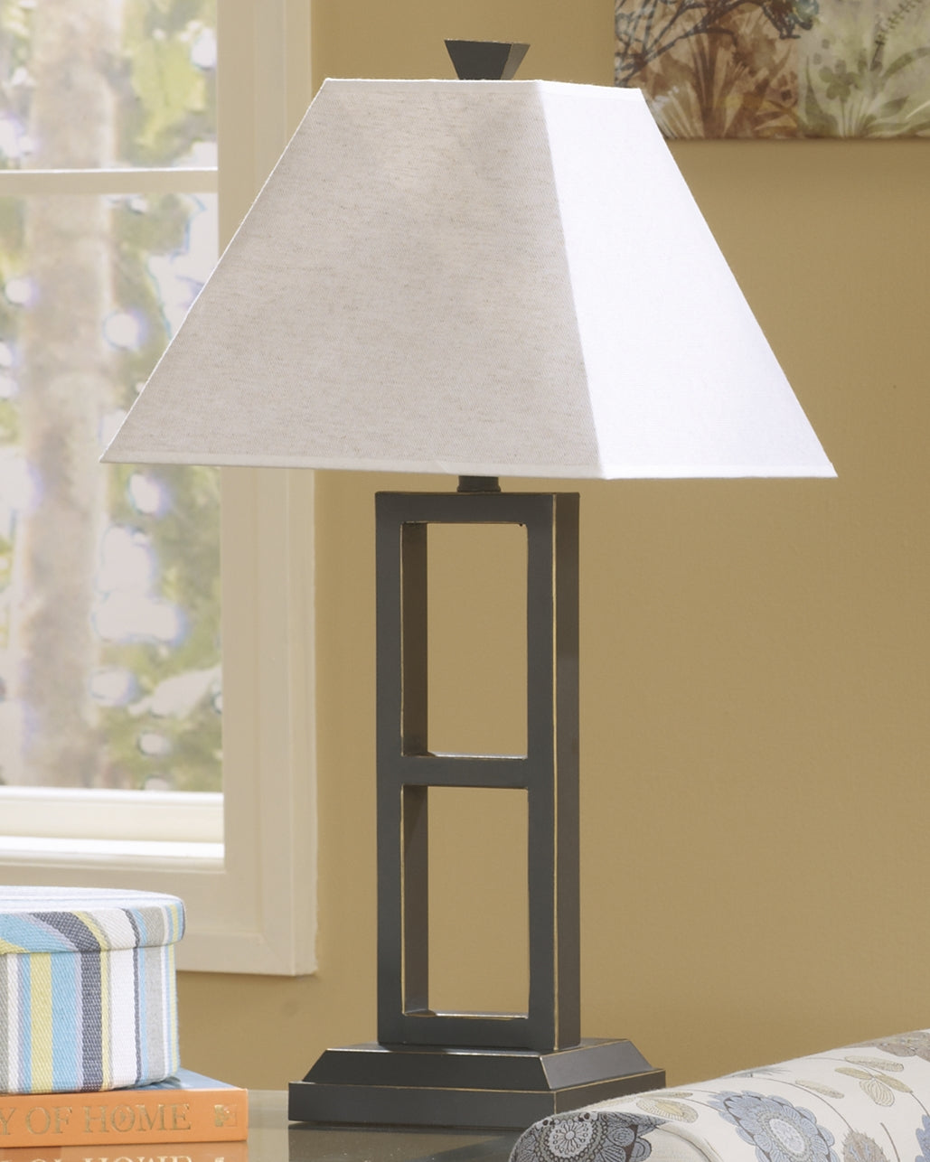 Furniture City Slidell - Ashley Furniture - Deidra Lighting - Metal Table Lamp (Set of 2) / Black - L318924