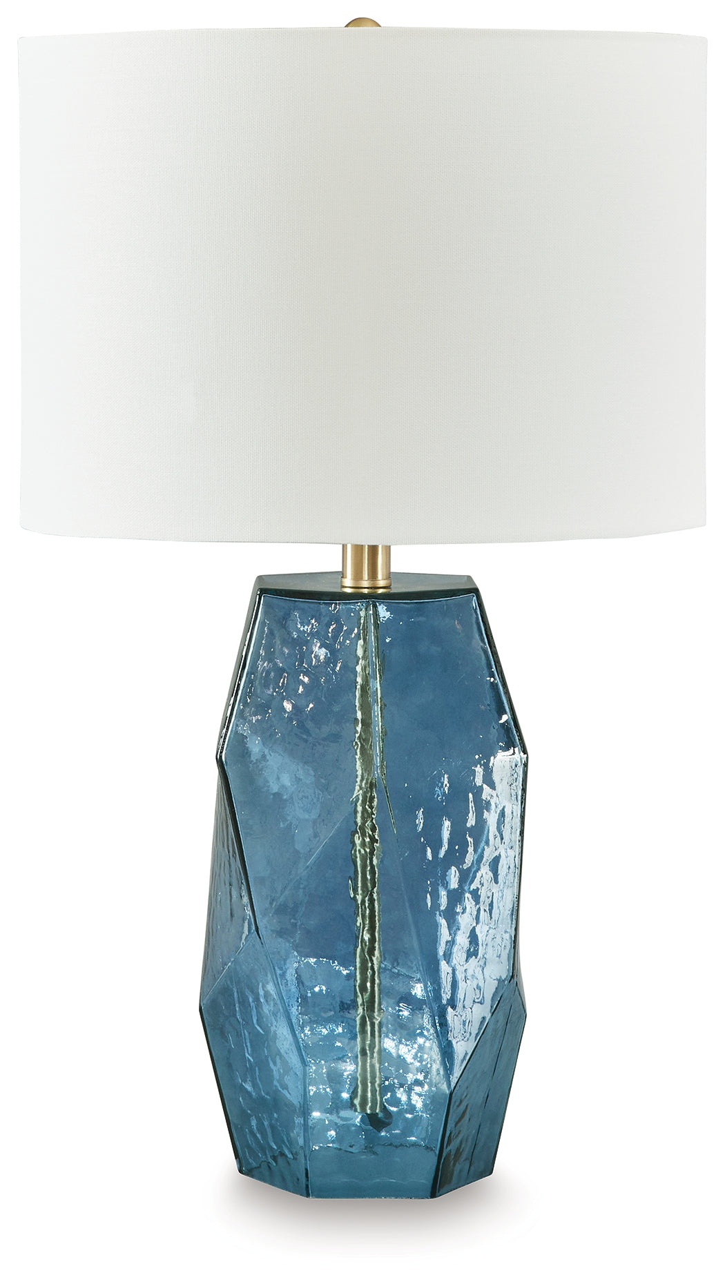 Furniture City Slidell - Ashley Furniture - Tallow Lighting - Glass Table Lamp (1/CN) / Blue - L430854