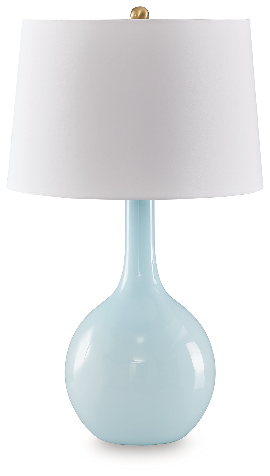 Furniture City Slidell - Ashley Furniture - Rylanton Lighting - Glass Table Lamp (1/CN) / Aqua - L430874