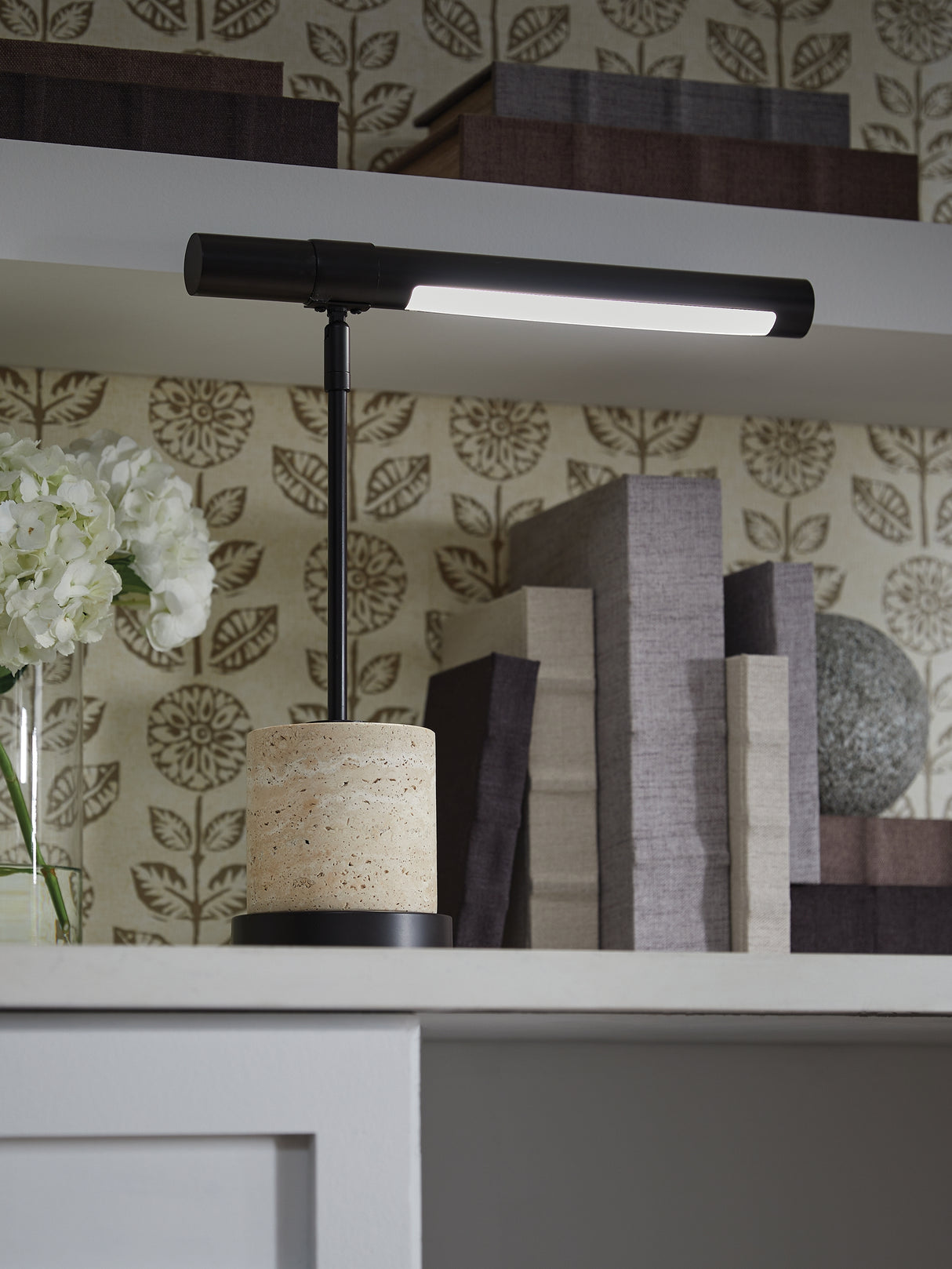 Furniture City Slidell - Ashley Furniture - Vinmour Lighting - Metal Desk Lamp (1/CN) / Brown/Beige - L734402