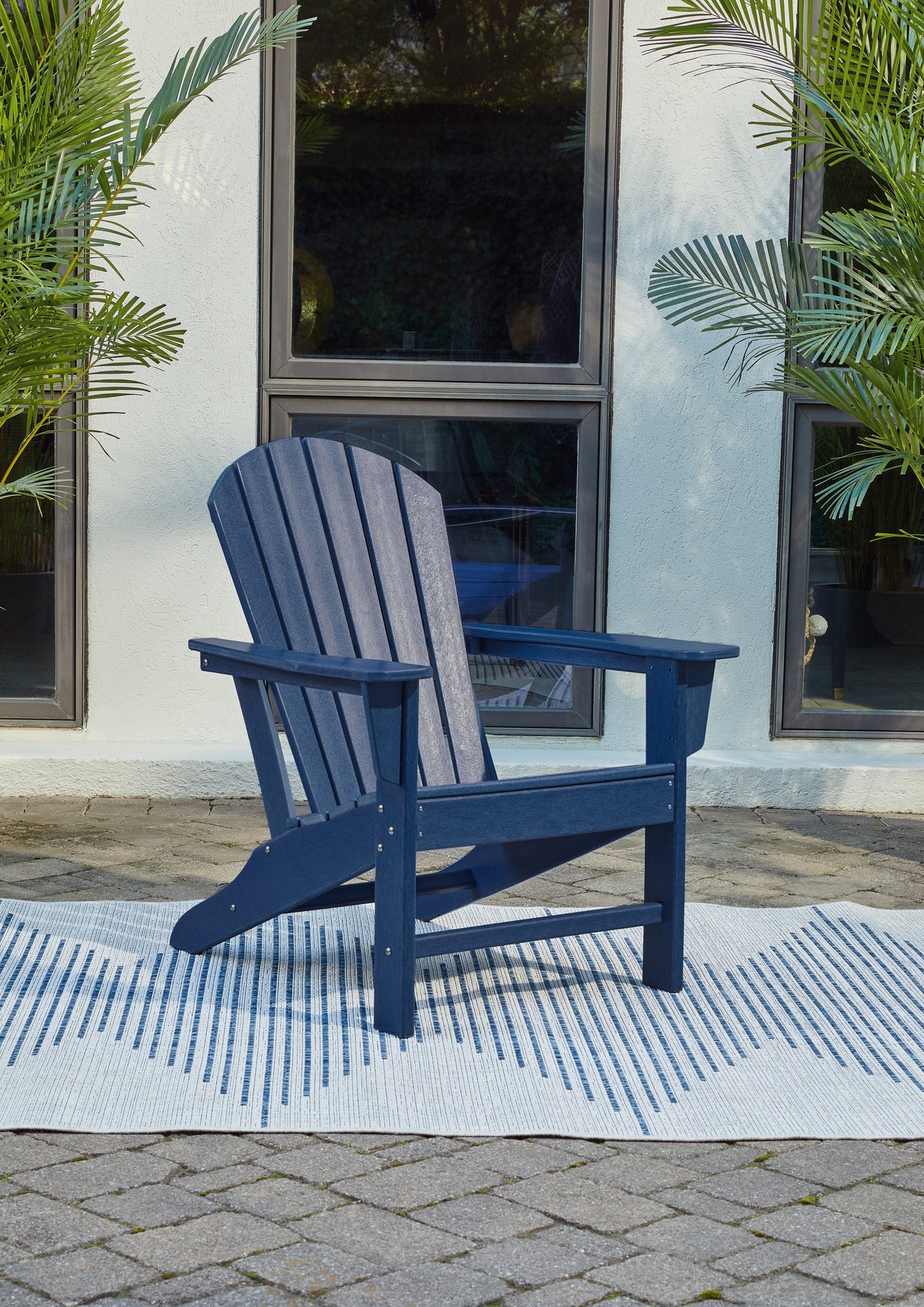 Furniture City Slidell - Ashley Furniture - Sundown Treasure Outdoor - Adirondack Chair / Blue - P009-898