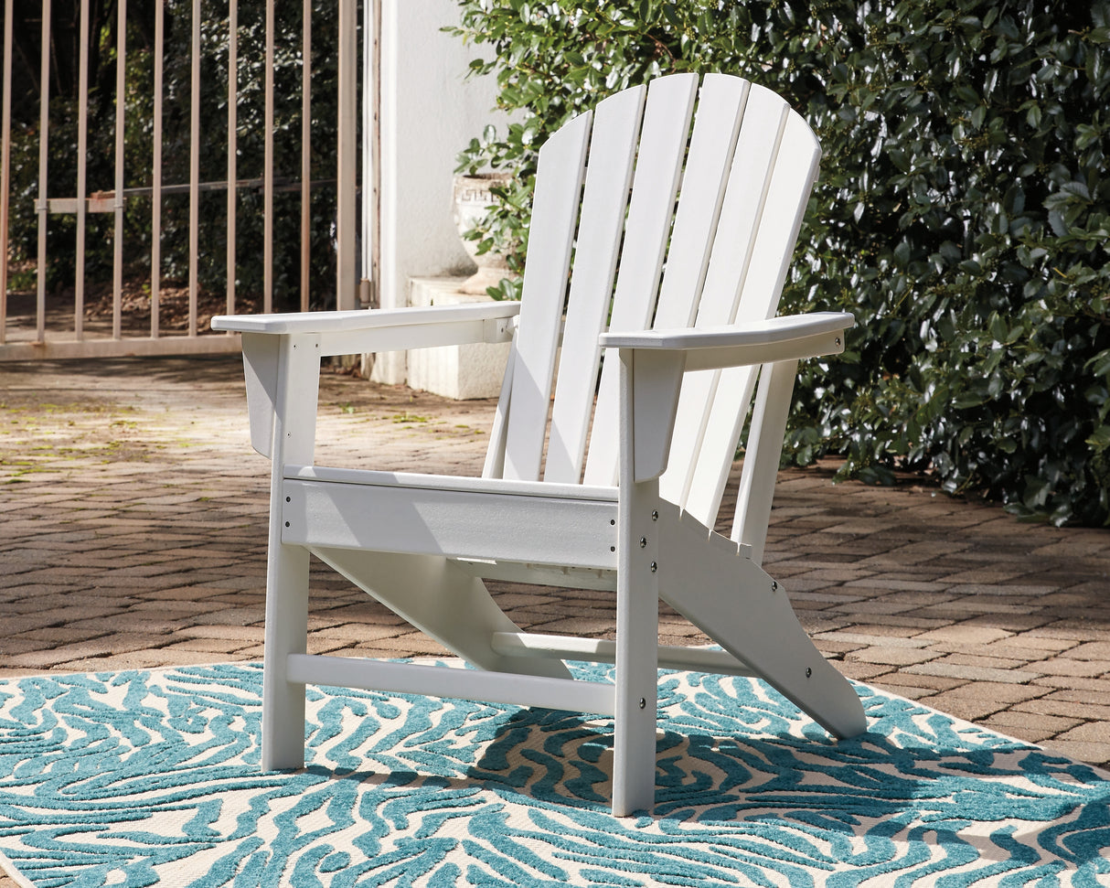 Furniture City Slidell - Ashley Furniture - Sundown Treasure Outdoor - Adirondack Chair / White - P011-898