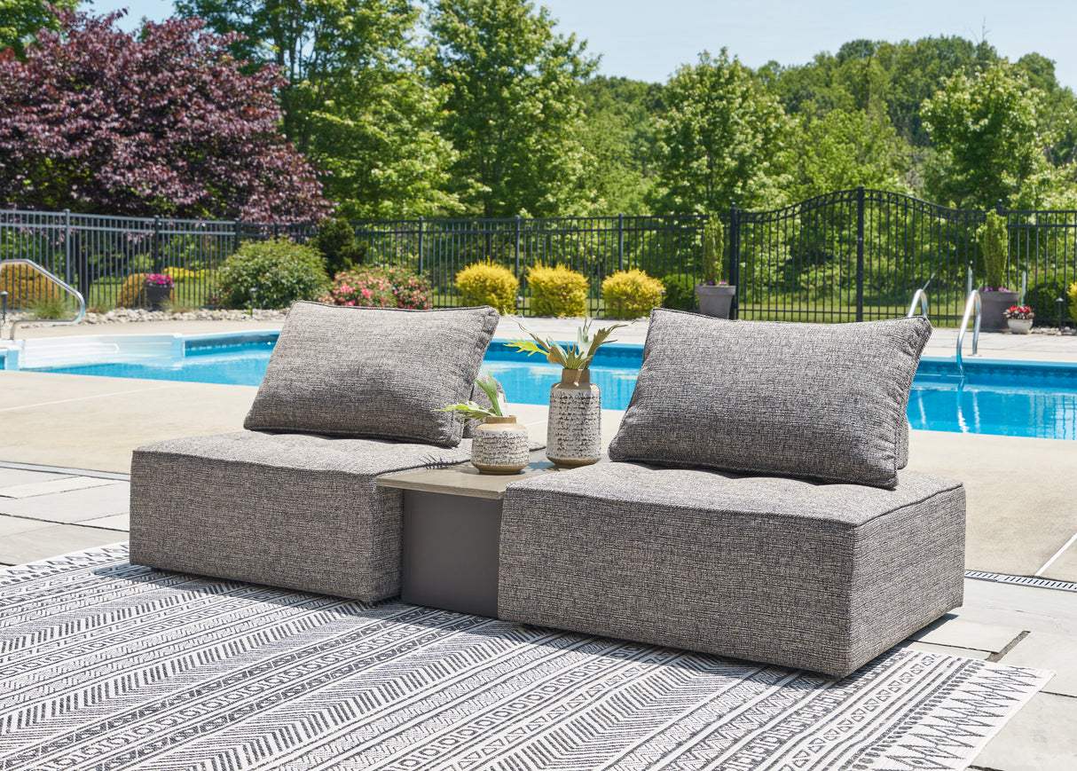 Furniture City Slidell - Ashley Furniture - Bree Zee Outdoor - 3-Piece Outdoor Sectional / Brown - P160P4