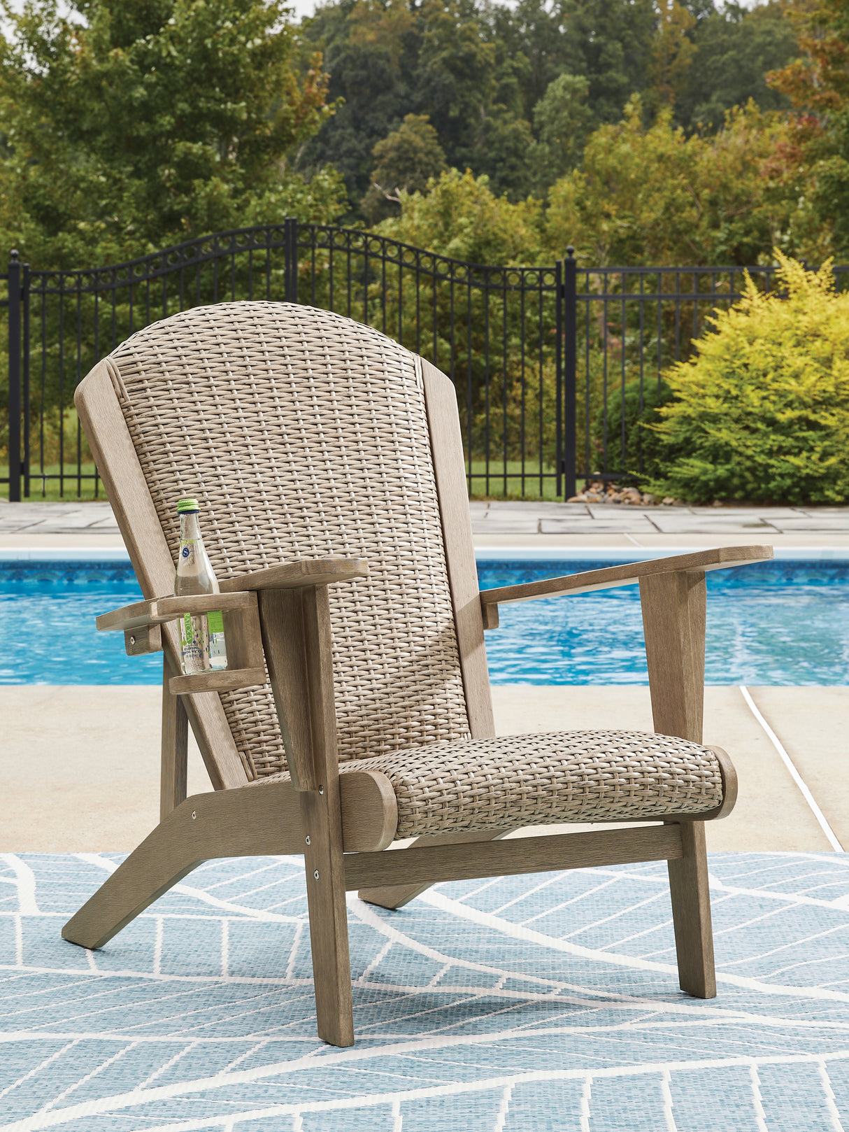 Furniture City Slidell - Ashley Furniture - Marina Sun Outdoor - Adirondack Chair / Beige - PCP204-898