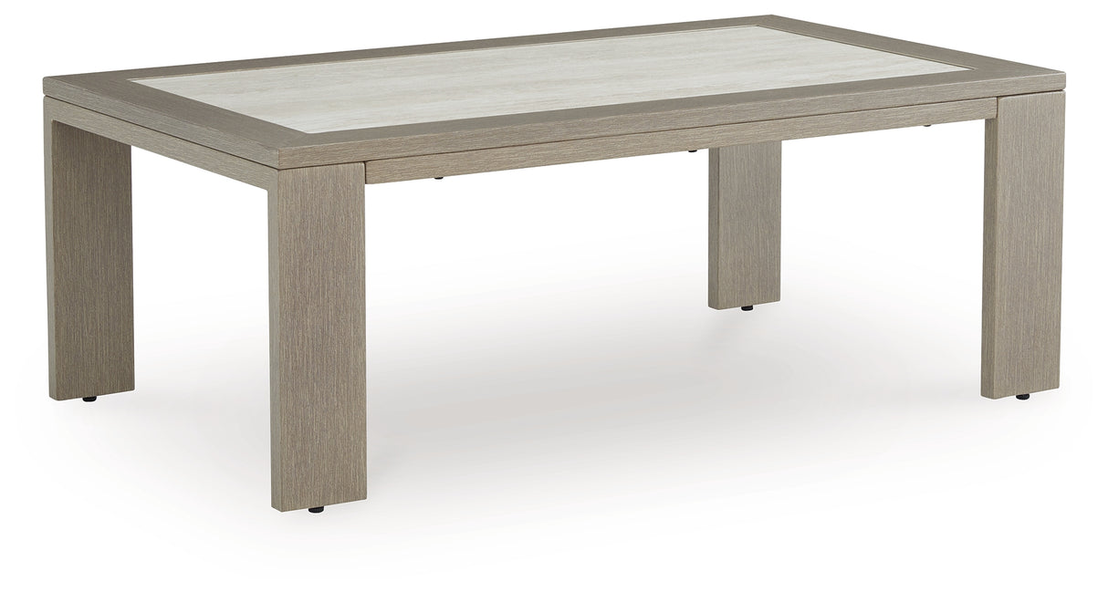 Furniture City Slidell - Ashley Furniture - Kimpton Isle Outdoor - Rectangular Cocktail Table / Brown - P704-701