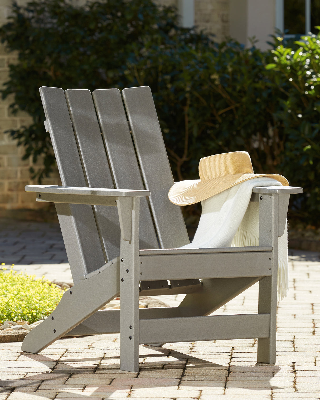 Furniture City Slidell - Ashley Furniture - Visola Outdoor - Adirondack Chair / Gray - P802-898