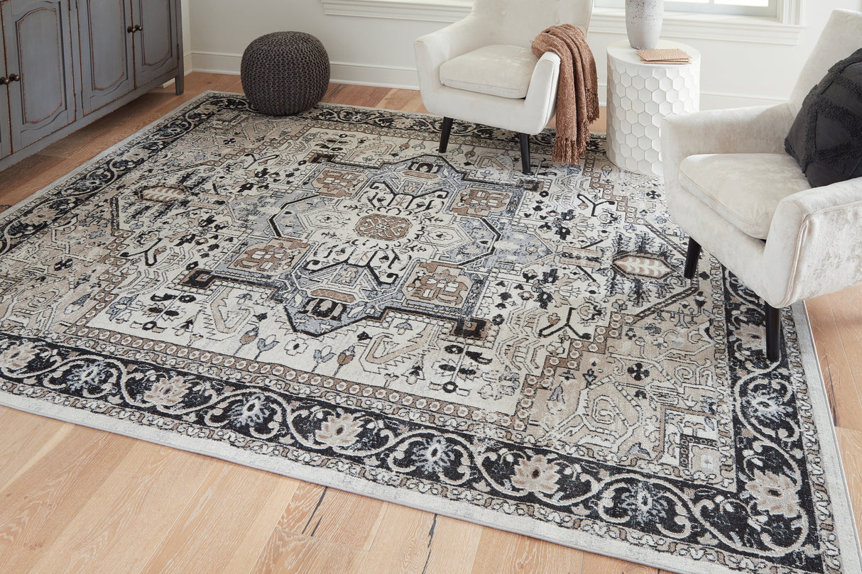 Furniture City Slidell - Ashley Furniture - Gregmoore Rug - 5'2" x 6'10" Washable Rug / Multi - R405822