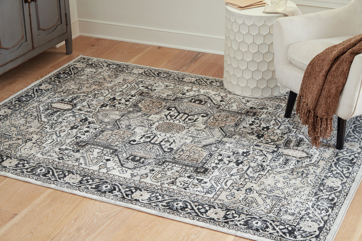 Furniture City Slidell - Ashley Furniture - Gregmoore Rug - 5'2" x 6'10" Washable Rug / Multi - R405822