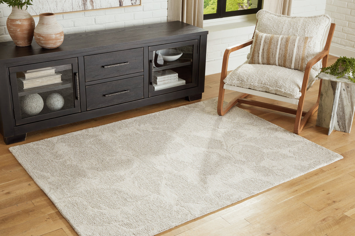 Furniture City Slidell - Ashley Furniture - Chadess Rug - 5' x 7' Rug / Linen/Taupe - R406362