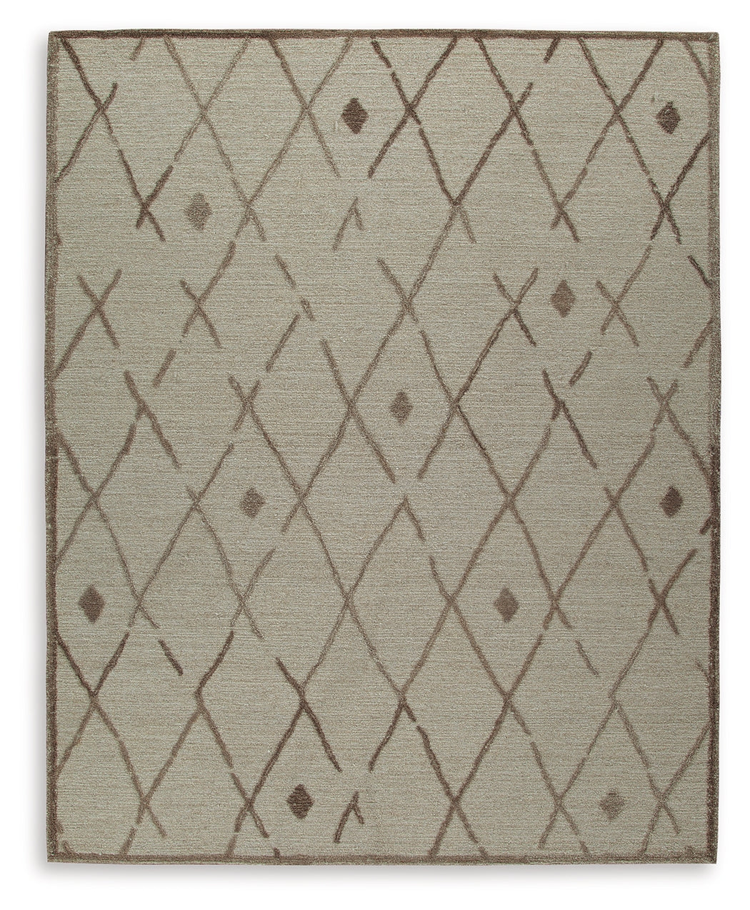 Furniture City Slidell - Ashley Furniture - Guyford Rug - 8' x 10' Rug / Beige/Brown - R406871