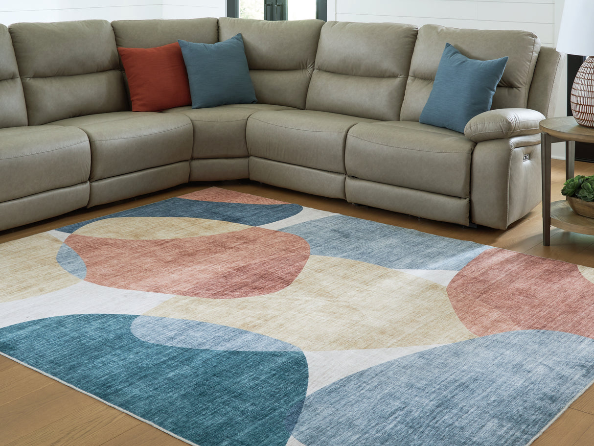 Furniture City Slidell - Ashley Furniture - Chanleigh Rug - Washable 7'6" x 9'6" Area Rug / Multi - R407371