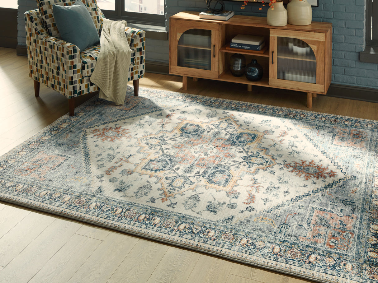 Furniture City Slidell - Ashley Furniture - Wallney Rug - 5' x 7' Area Rug / Multi - R407492