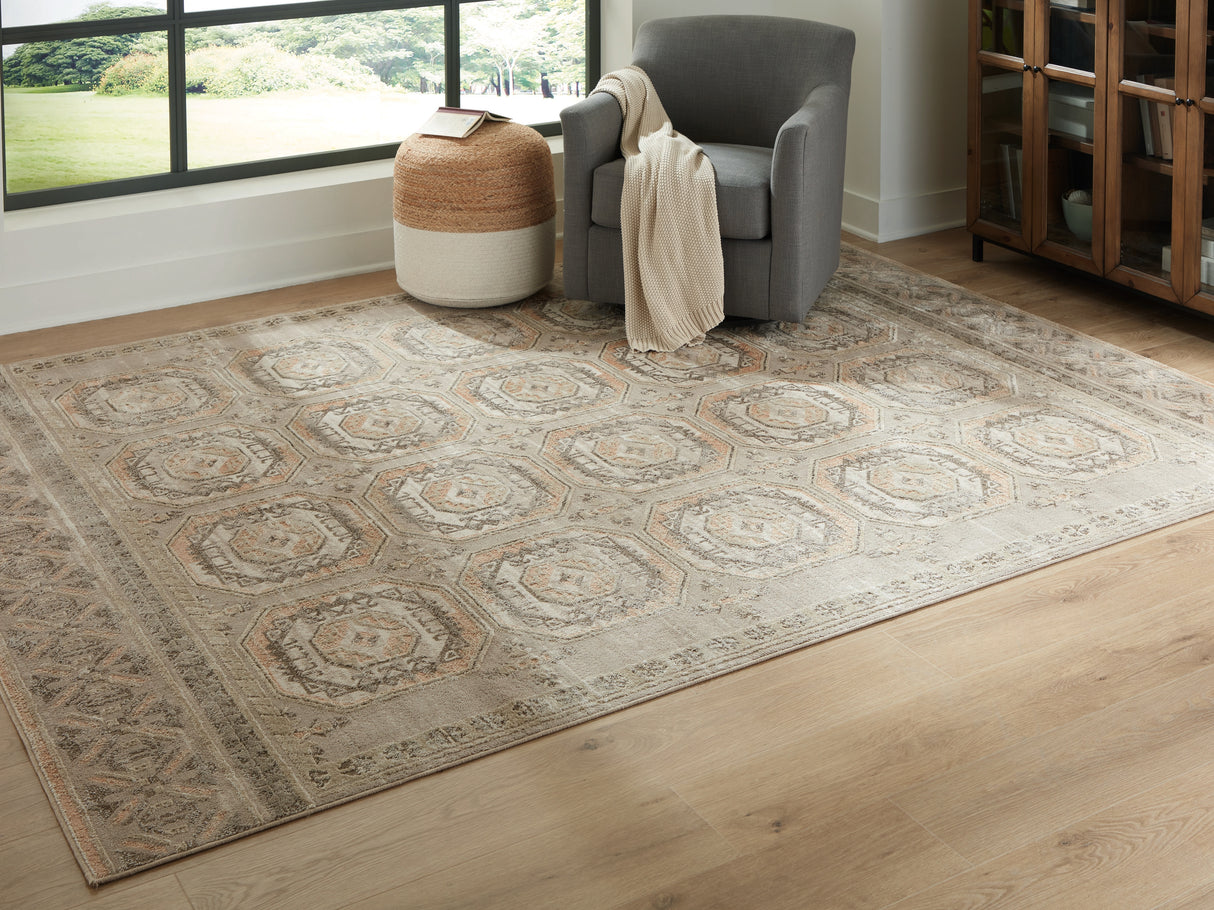 Furniture City Slidell - Ashley Furniture - Bachby Rug - 7'10" x 10' Area Rug / Multi - R407681