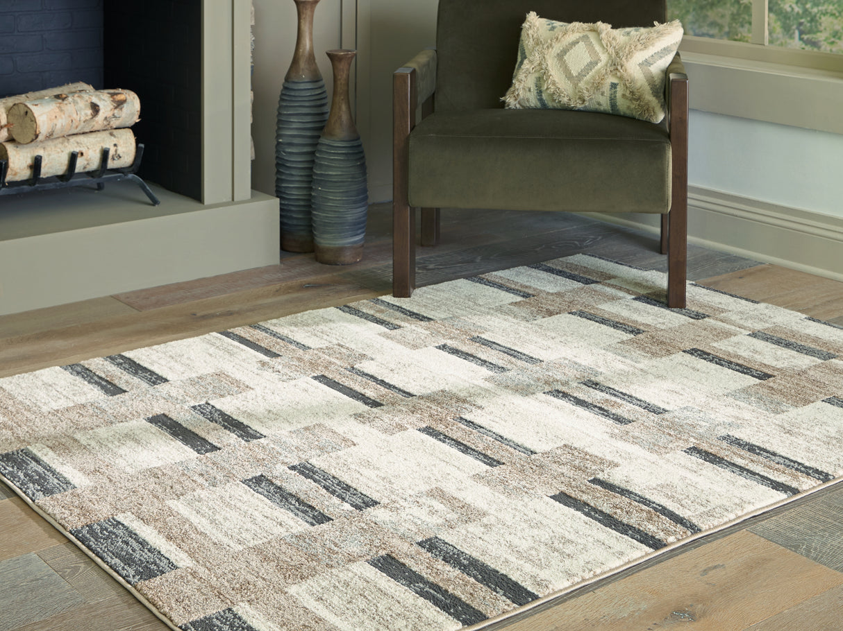 Furniture City Slidell - Ashley Furniture - Alstone Rug - 5'3" x 7' Area Rug / Multi - R407732