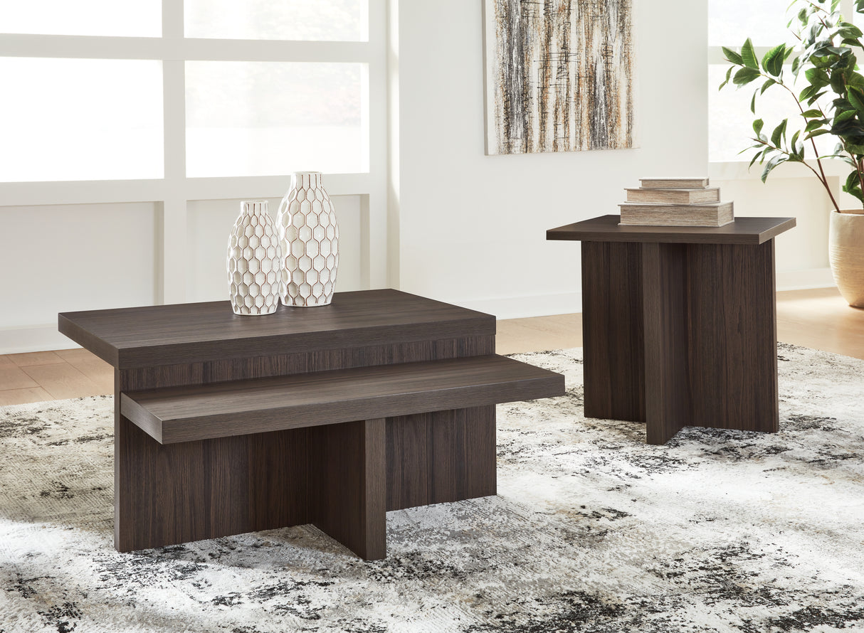 Furniture City Slidell - Ashley Furniture - Zendex Table (Set of 2) - Occasional Table Set (Set of 2) / Brown - T304-12