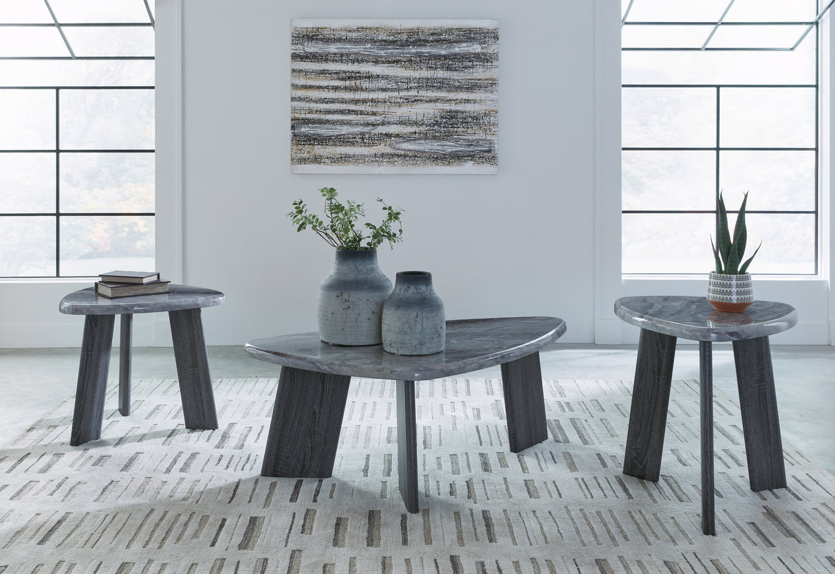 Furniture City Slidell - Ashley Furniture - Bluebond Table (Set of 3) - Occasional Table Set (3/CN) / Gray - T390-13