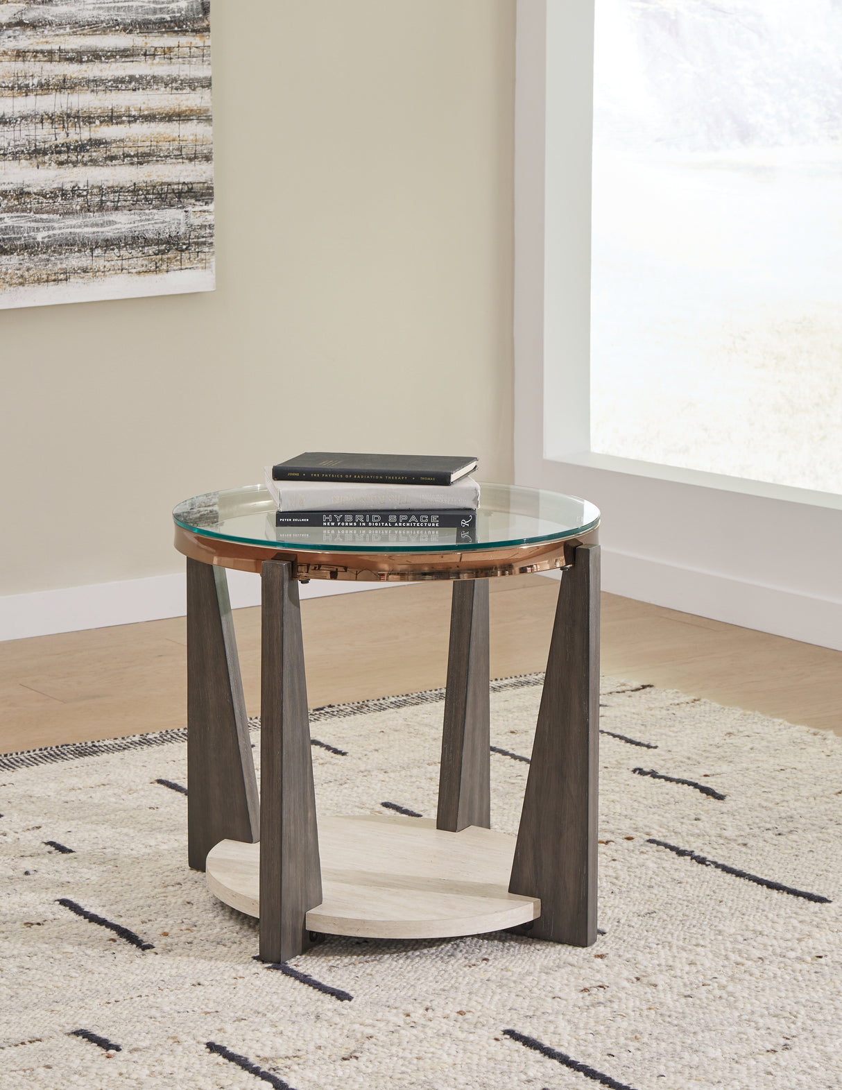 Furniture City Slidell - Ashley Furniture - Frazwa End Table - Round End Table / Multi - T432-6