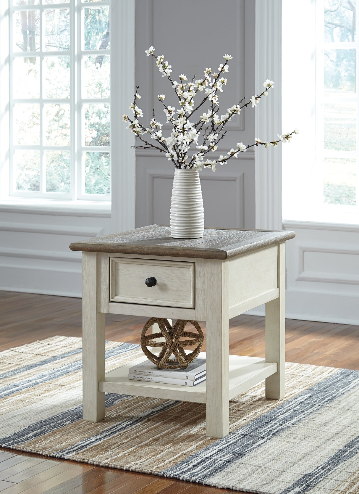 Furniture City Slidell - Ashley Furniture - Bolanburg End Table - Rectangular End Table / Two-tone - T637-3