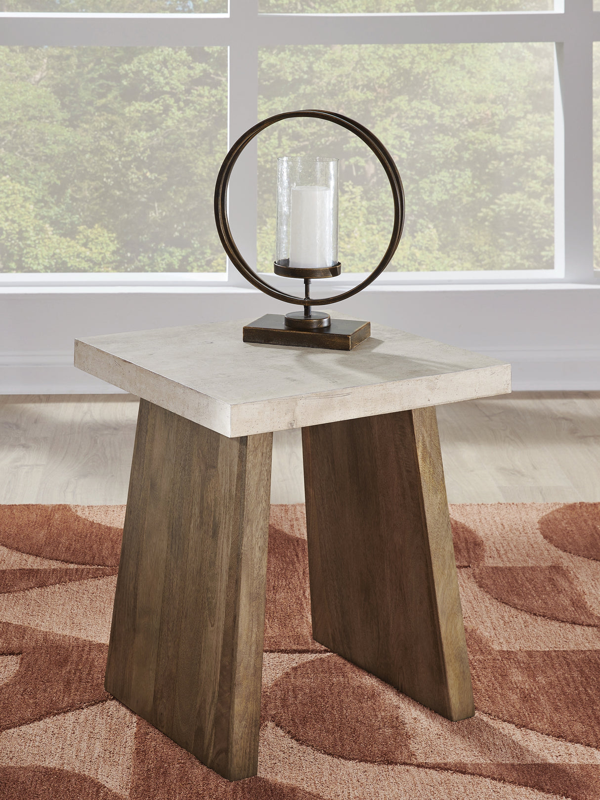 Furniture City Slidell - Ashley Furniture - Brendalhouse End Table - Square End Table / Light Brown - T642-2