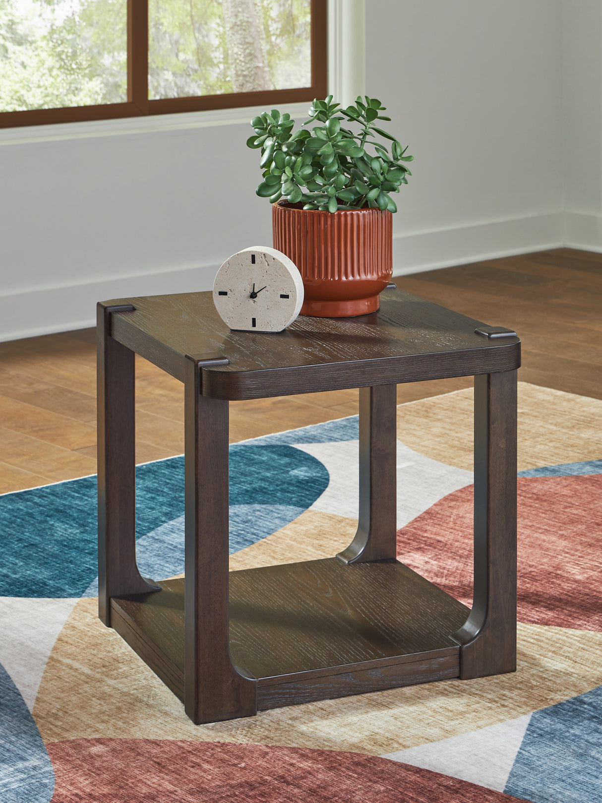 Furniture City Slidell - Ashley Furniture - Breckington End Table - Rectangular End Table / Dark Brown - T656-3