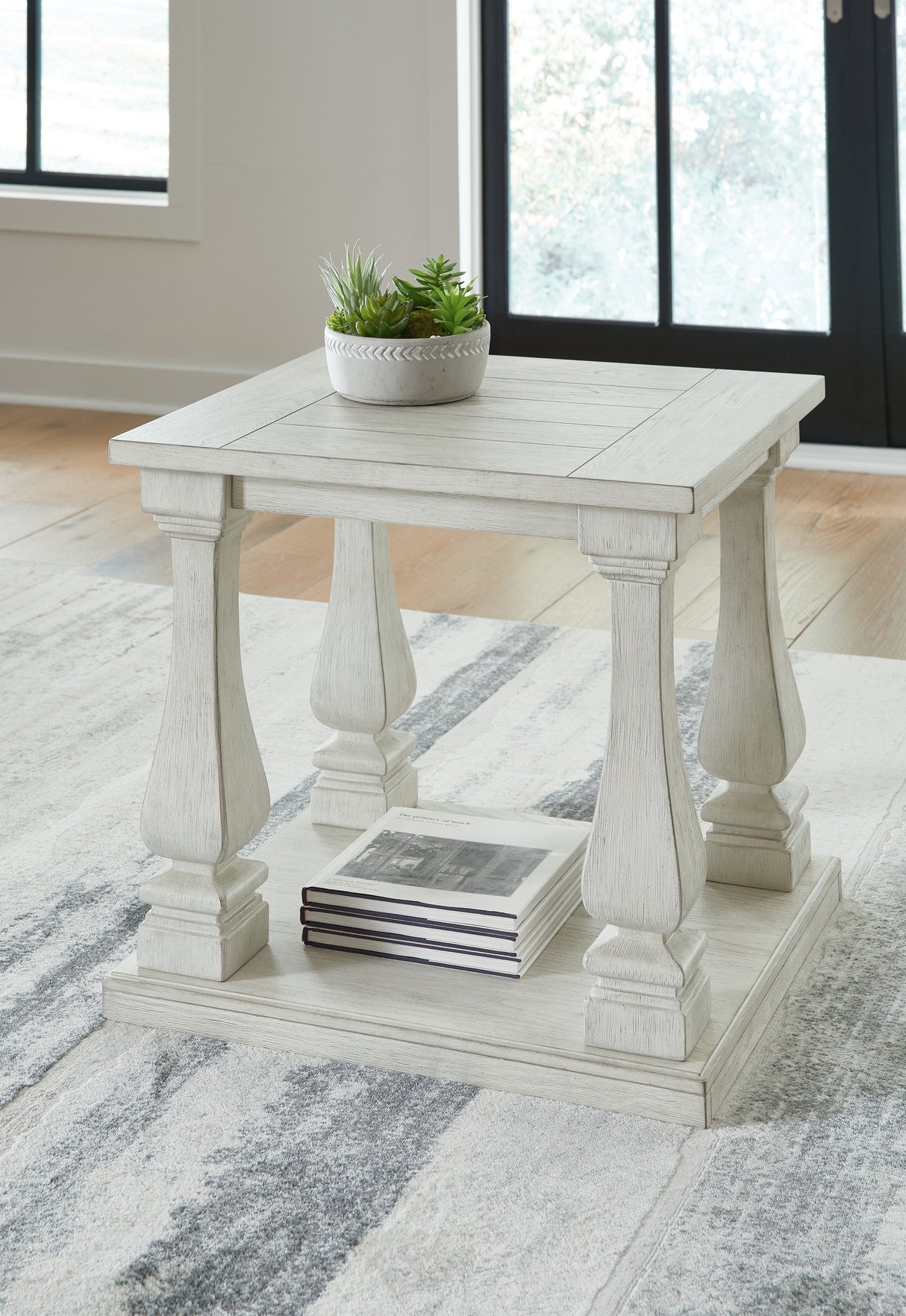 Furniture City Slidell - Ashley Furniture - Arlendyne End Table - Rectangular End Table / Antique White - T747-3