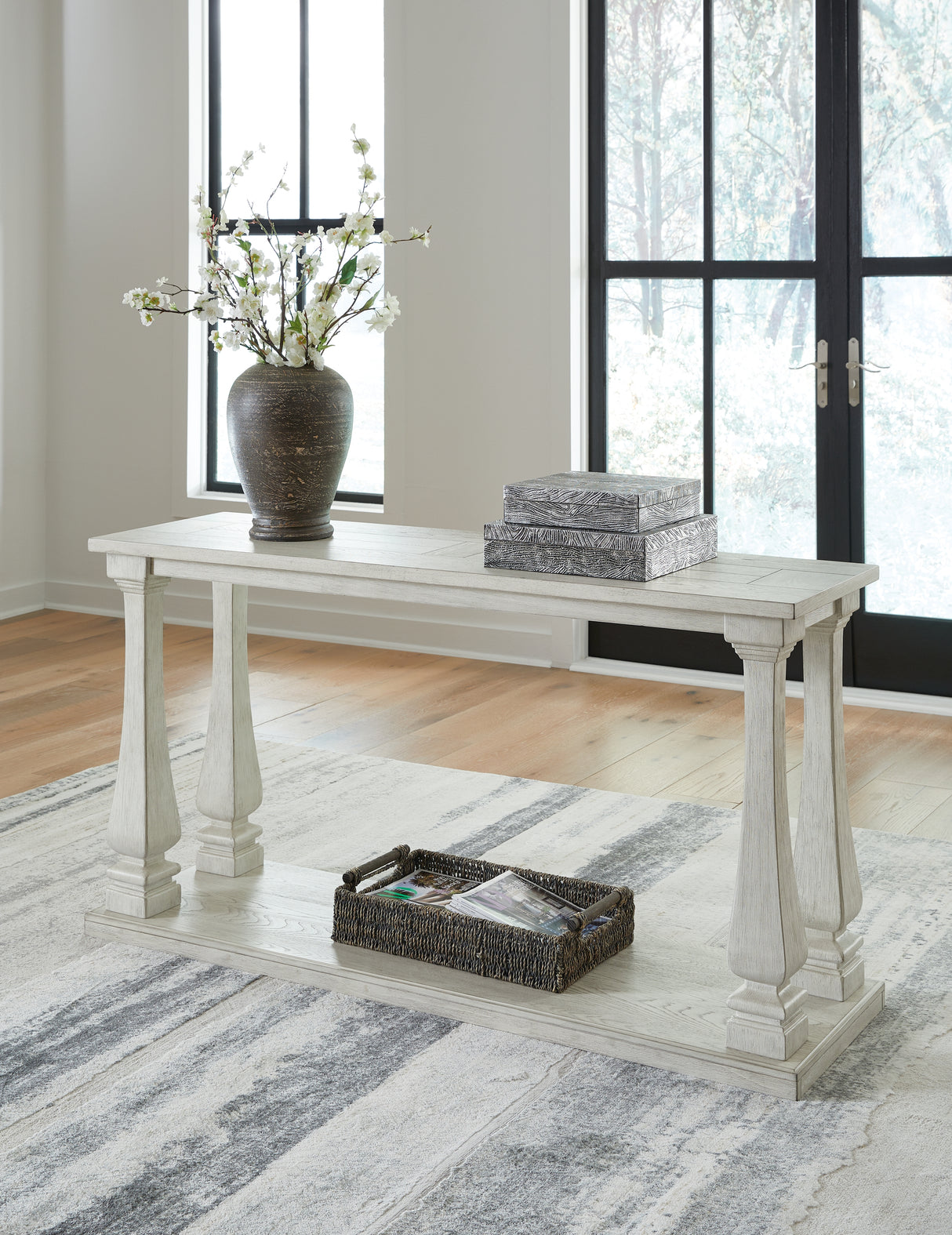 Furniture City Slidell - Ashley Furniture - Arlendyne Sofa Table - Sofa Table / Antique White - T747-4