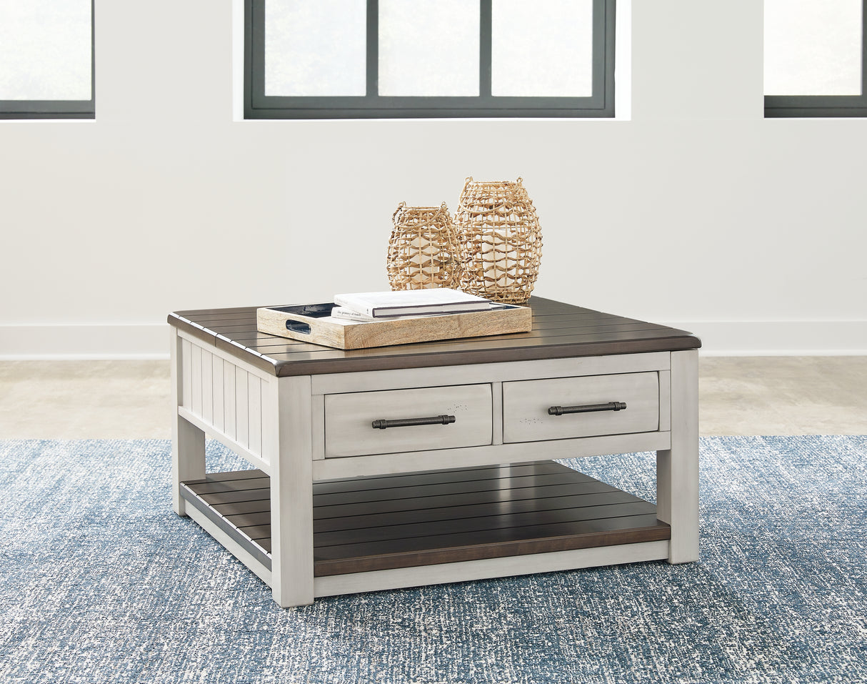 Furniture City Slidell - Ashley Furniture - Darborn Lift-Top Coffee Table - Lift Top Cocktail Table / Gray/Brown - T796-00
