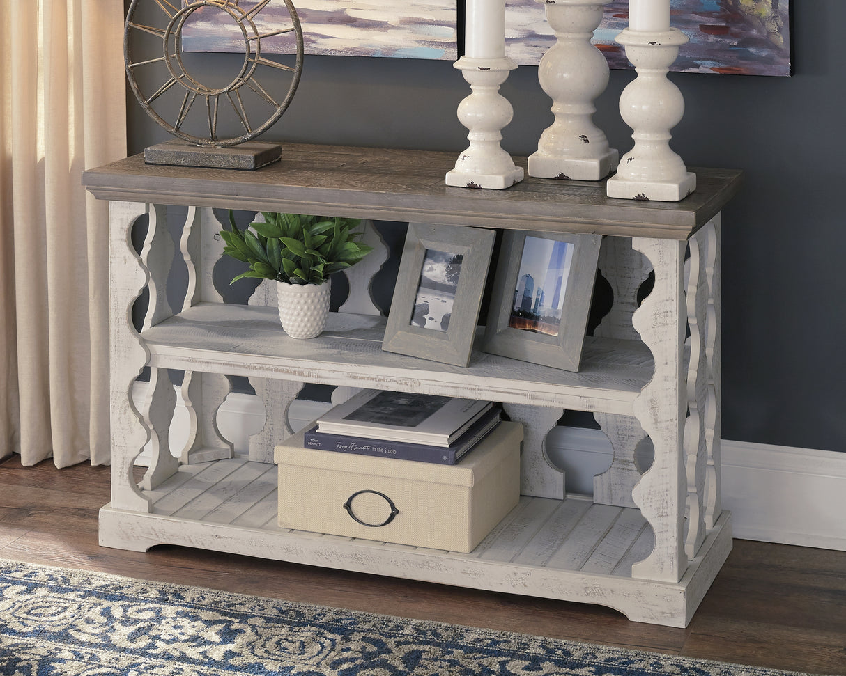 Furniture City Slidell - Ashley Furniture - Havalance Sofa/Console Table - Console Sofa Table / Gray/White - T814-5