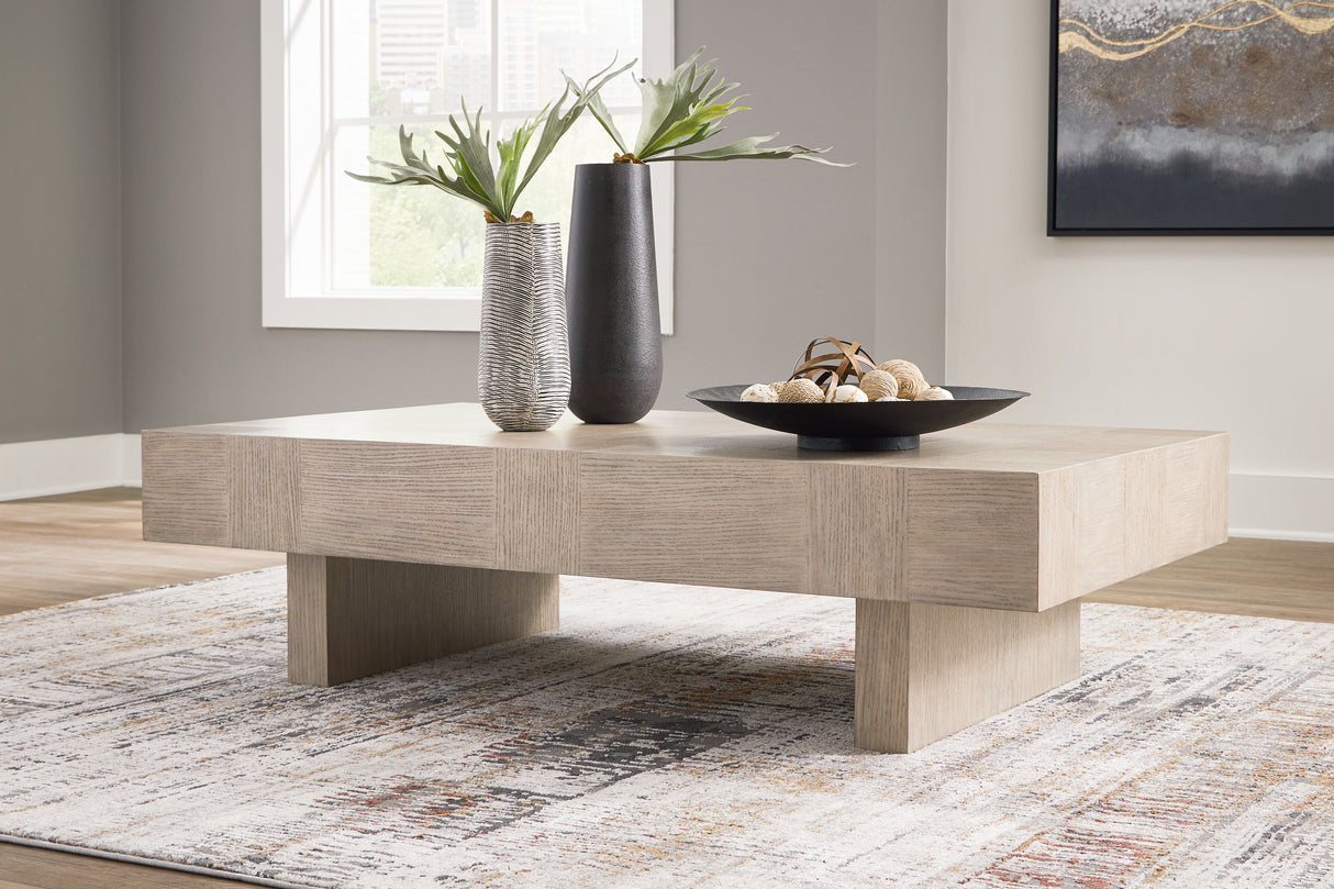 Furniture City Slidell - Ashley Furniture - Jorlaina Coffee Table - Square Cocktail Table / Light Grayish Brown - T622-8