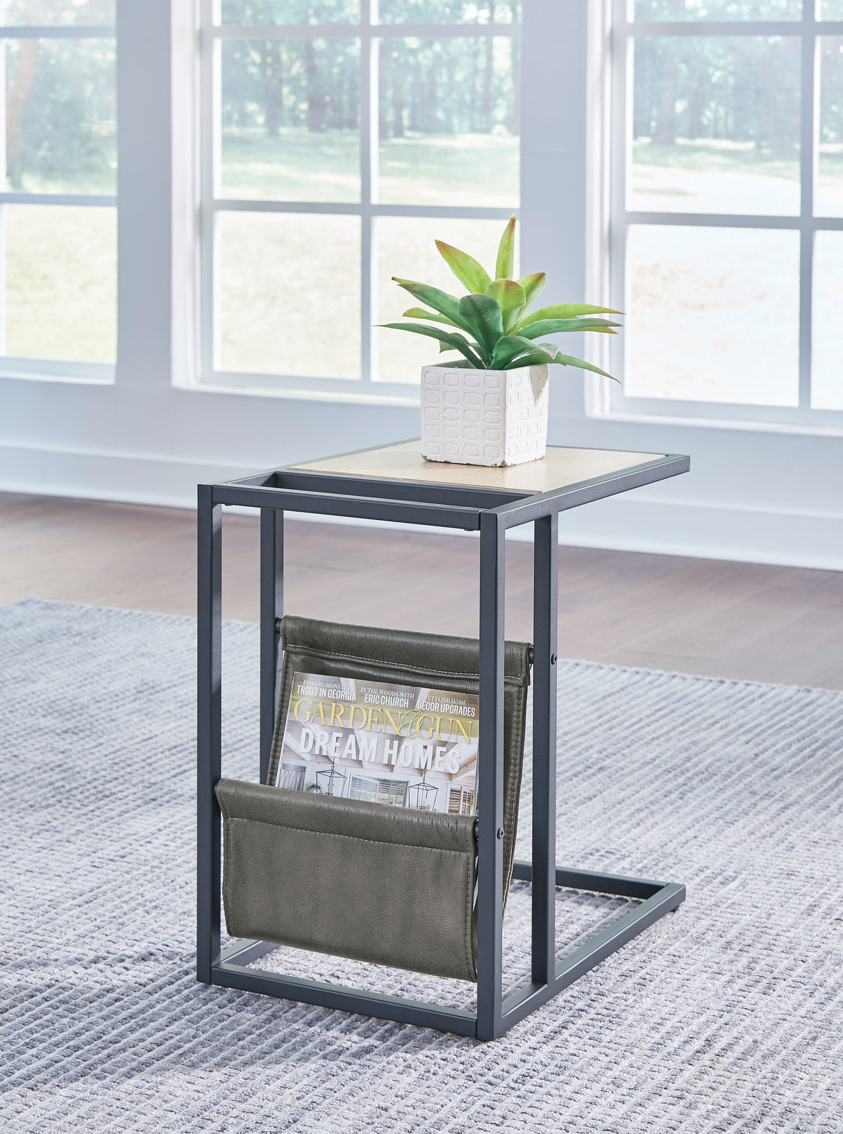 Furniture City Slidell - Ashley Furniture - Freslowe Chairside End Table - Chair Side End Table / Light Brown/Black - T931-107