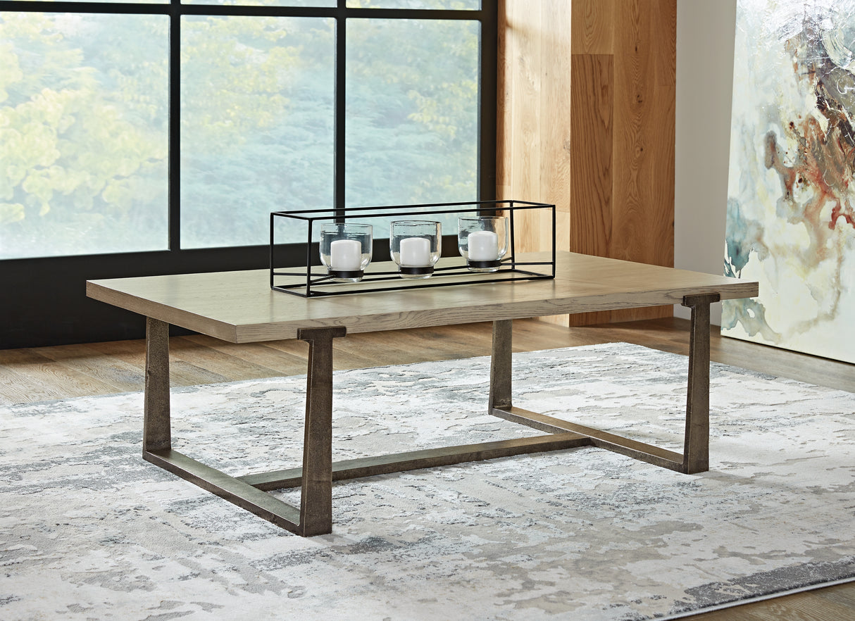 Furniture City Slidell - Ashley Furniture - Dalenville Coffee Table - Rectangular Cocktail Table / Gray - T965-1
