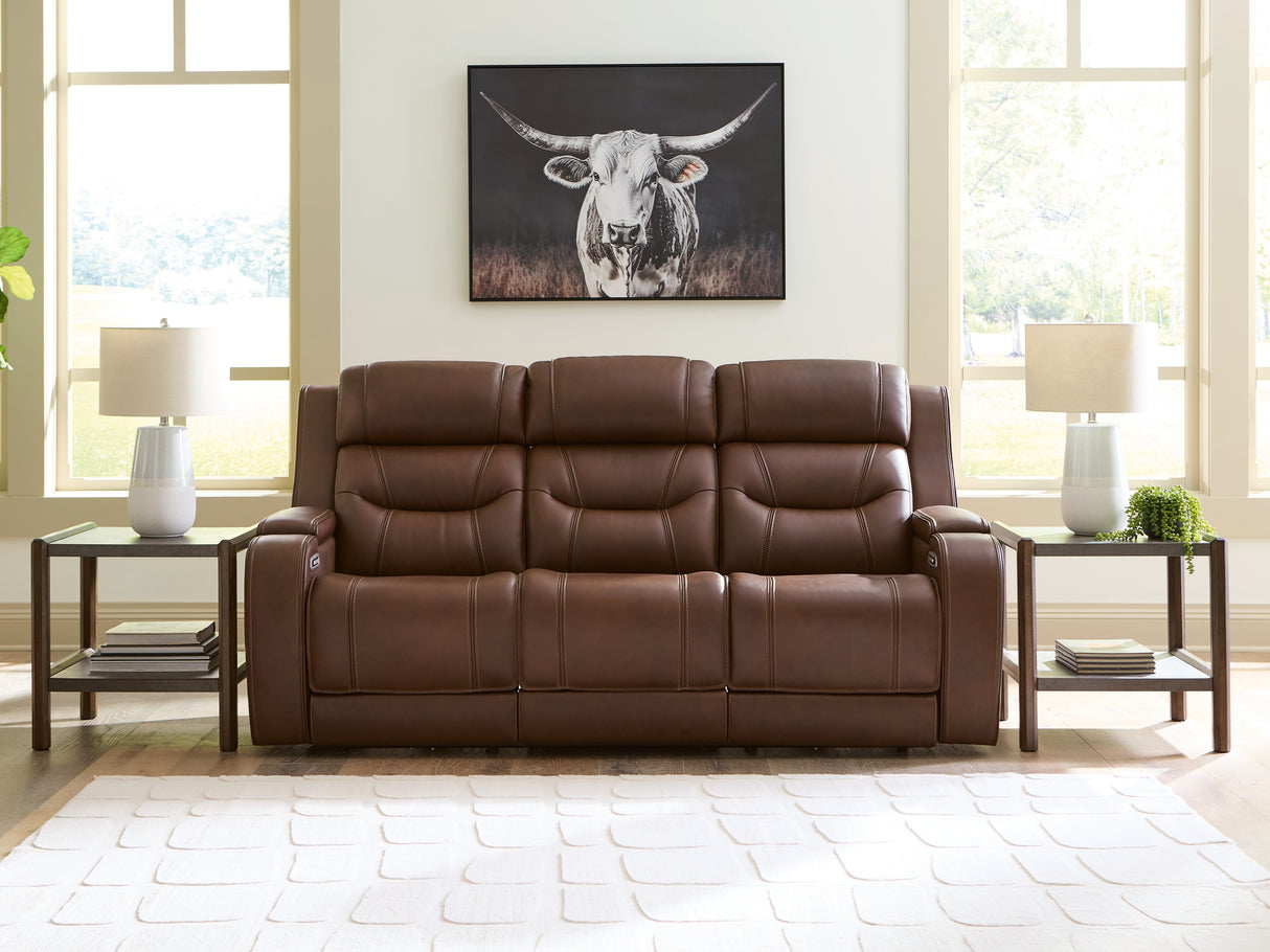 Furniture City Slidell - Ashley Furniture - Knightington Living Room - Power Recliner w/Audio Seating / Brown - PCU1160213A