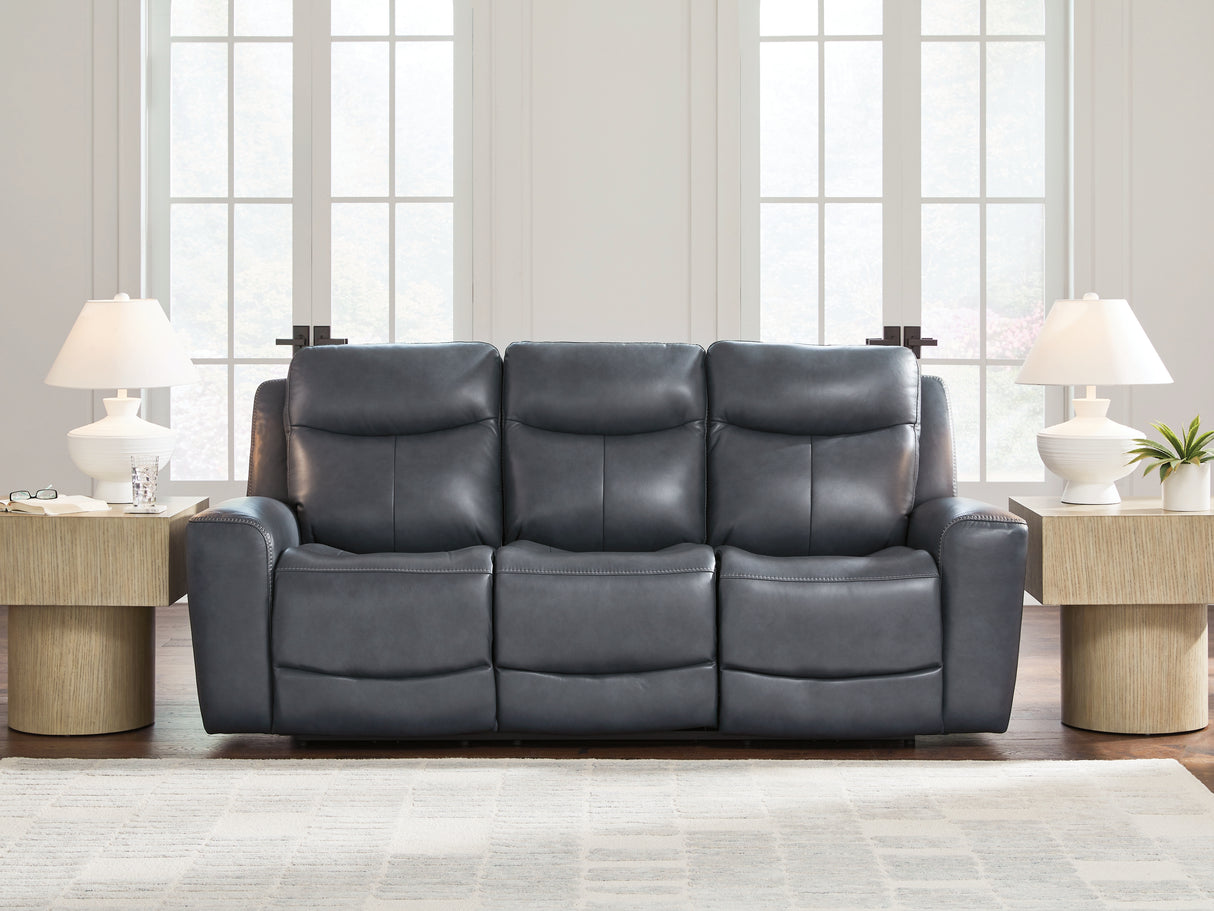 Furniture City Slidell - Ashley Furniture - Next Move Living Room - PWR REC Sofa with ADJ Headrest / Admiral - PCU1210015