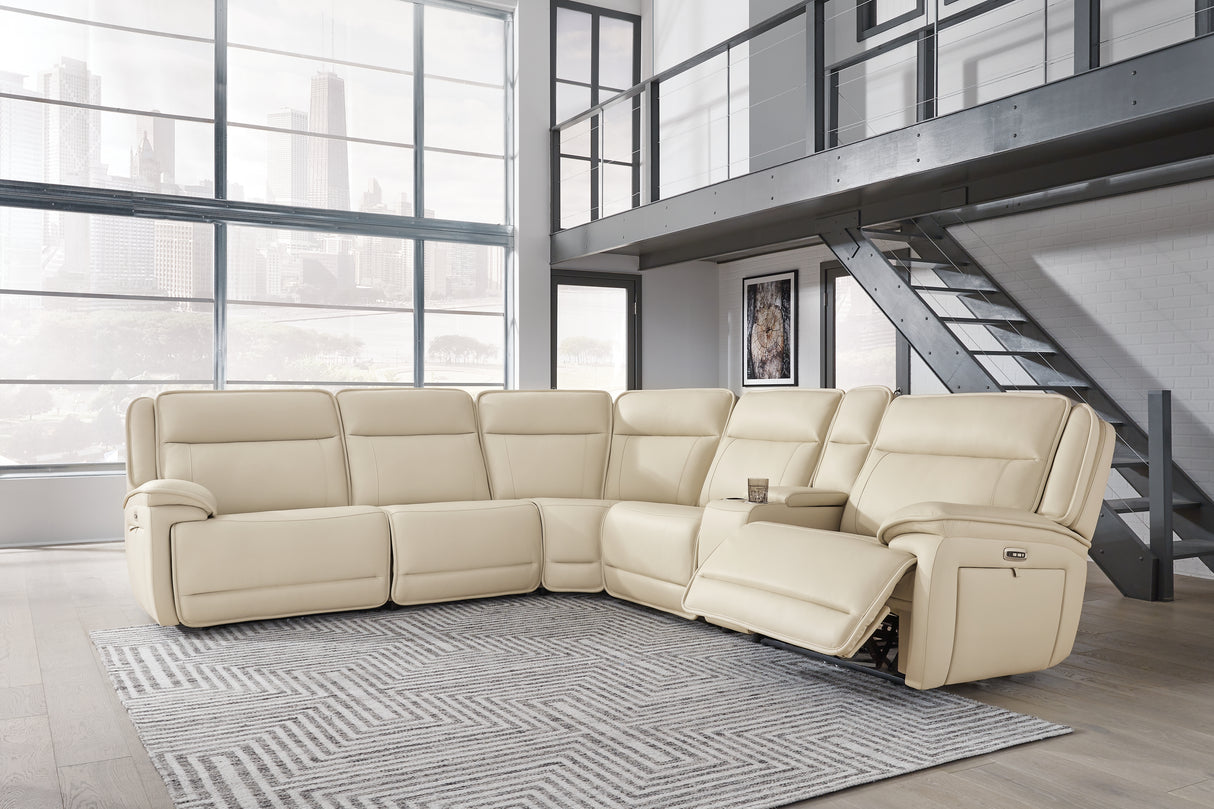 Furniture City Slidell - Ashley Furniture - Double Deal Sectional - 4-Piece Reclining Sectional / Almond - U13001S6