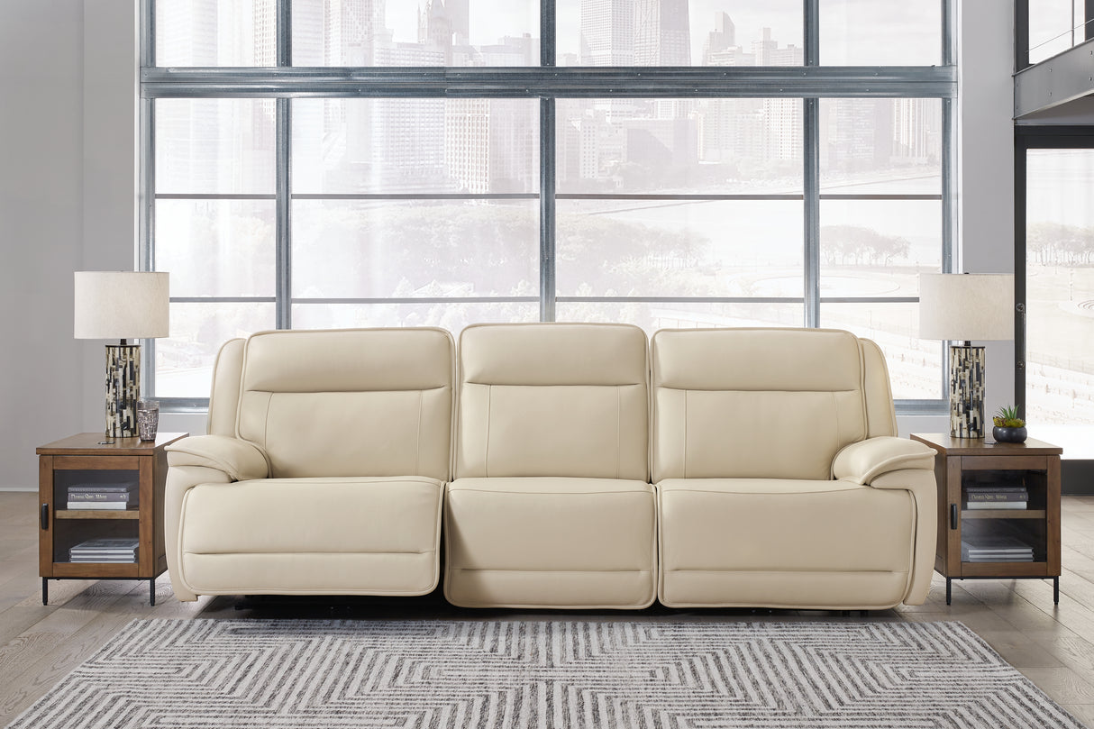 Furniture City Slidell - Ashley Furniture - Double Deal Sectional - 3-Piece Power Reclining Sofa Sectional / Almond - U13001S5
