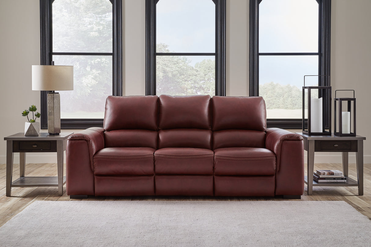 Furniture City Slidell - Ashley Furniture - Alessandro Living Room - PWR REC Sofa with ADJ Headrest / Garnet - U2550115