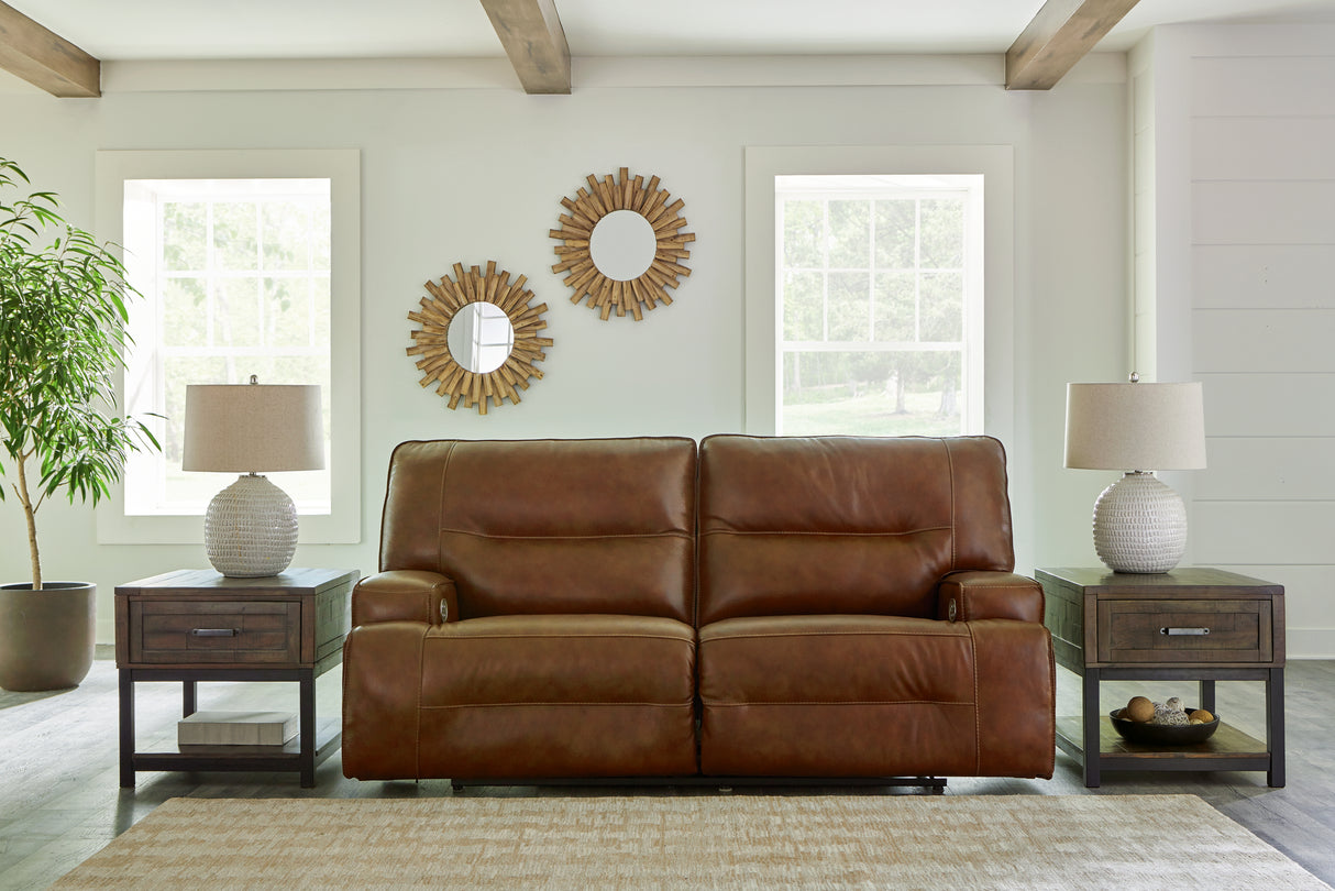 Furniture City Slidell - Ashley Furniture - Francesca Living Room - 2 Seat PWR REC Sofa ADJ HDREST / Auburn - U2570547