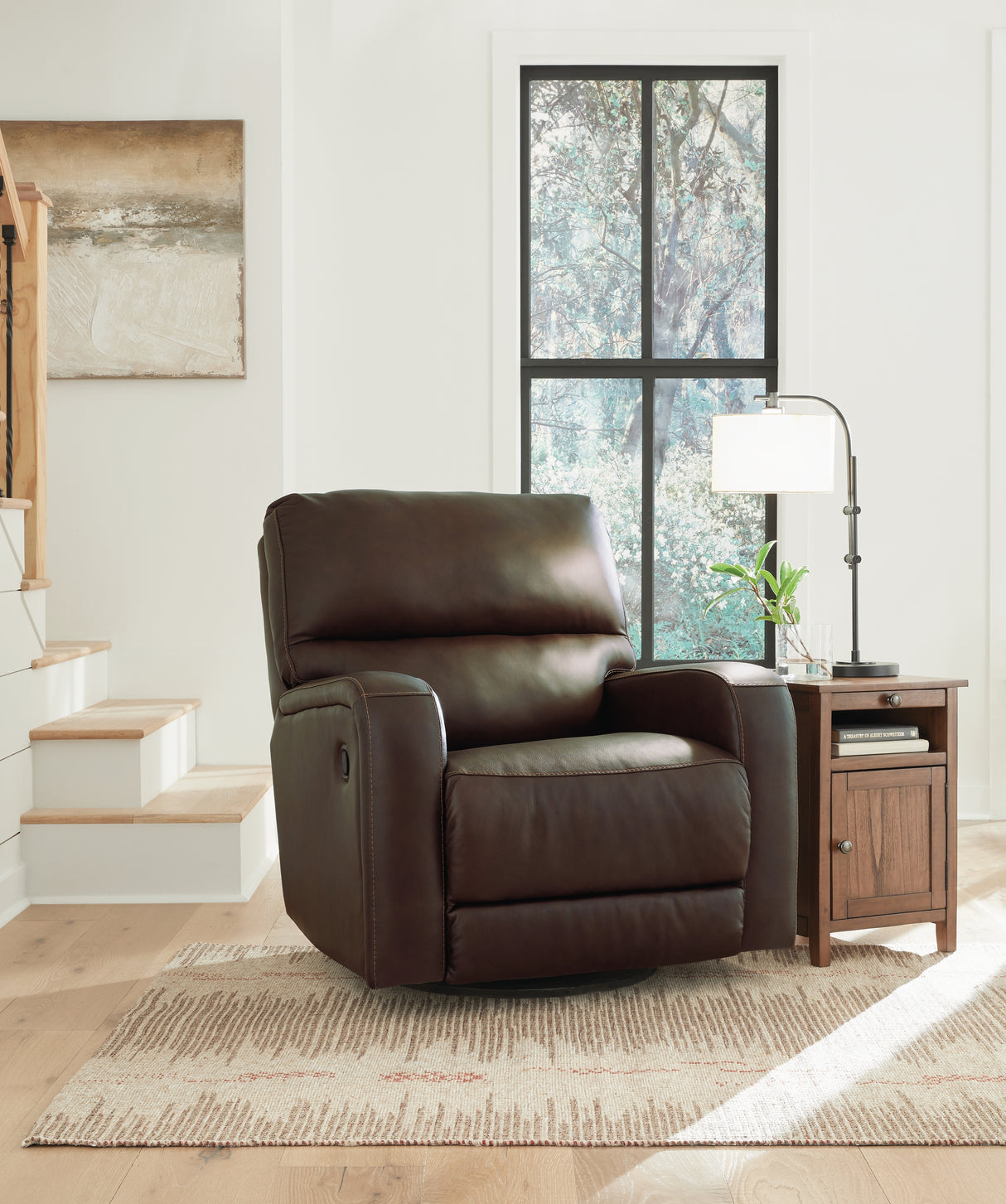 Furniture City Slidell - Ashley Furniture - Emberla Living Room - Swivel Glider Recliner / Coffee - U4480561