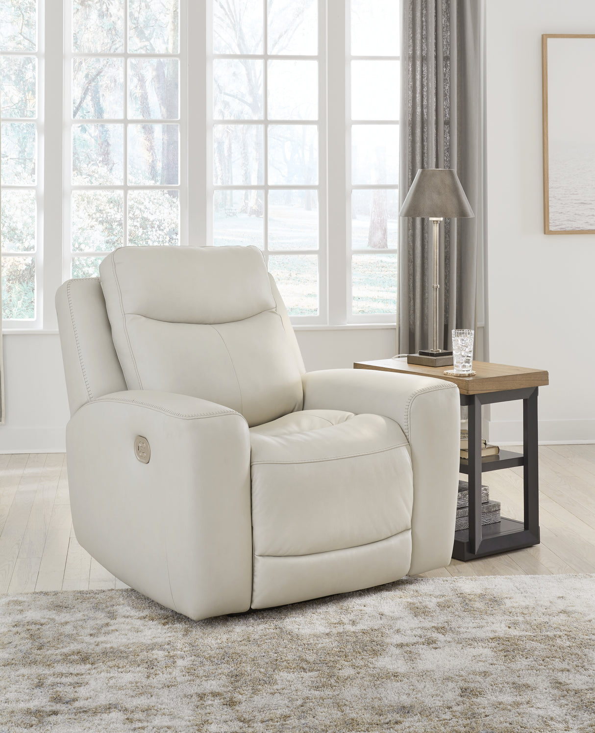 Furniture City Slidell - Ashley Furniture - Mindanao Living Room - PWR Recliner/ADJ Headrest / Coconut - U5950513