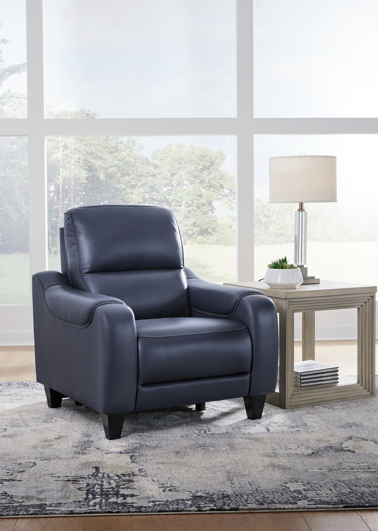Furniture City Slidell - Ashley Furniture - Mercomatic Living Room - PWR Recliner/ADJ Headrest / Ocean - U7531113