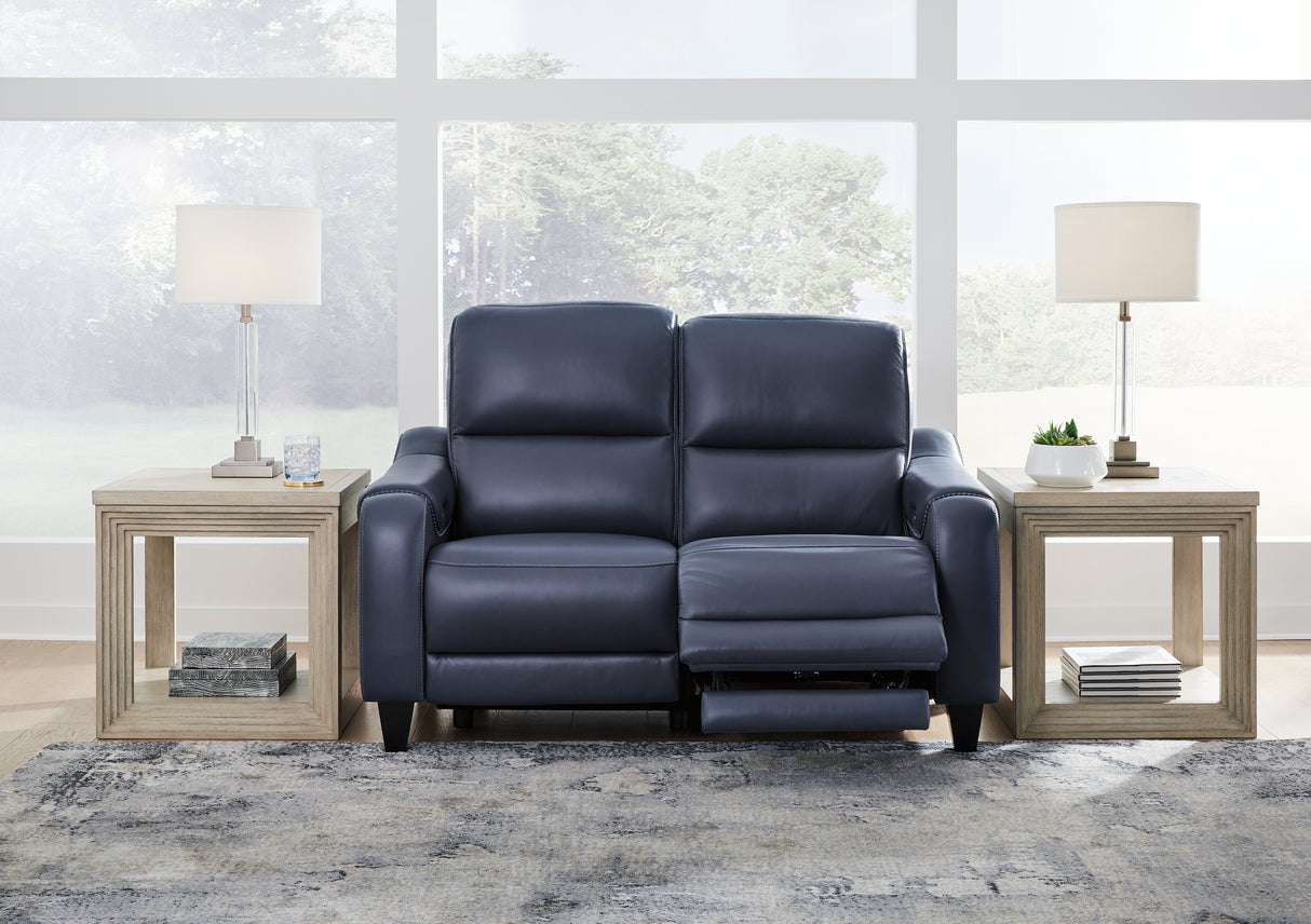 Furniture City Slidell - Ashley Furniture - Mercomatic Living Room - PWR REC Loveseat/ADJ Headrest / Ocean - U7531114