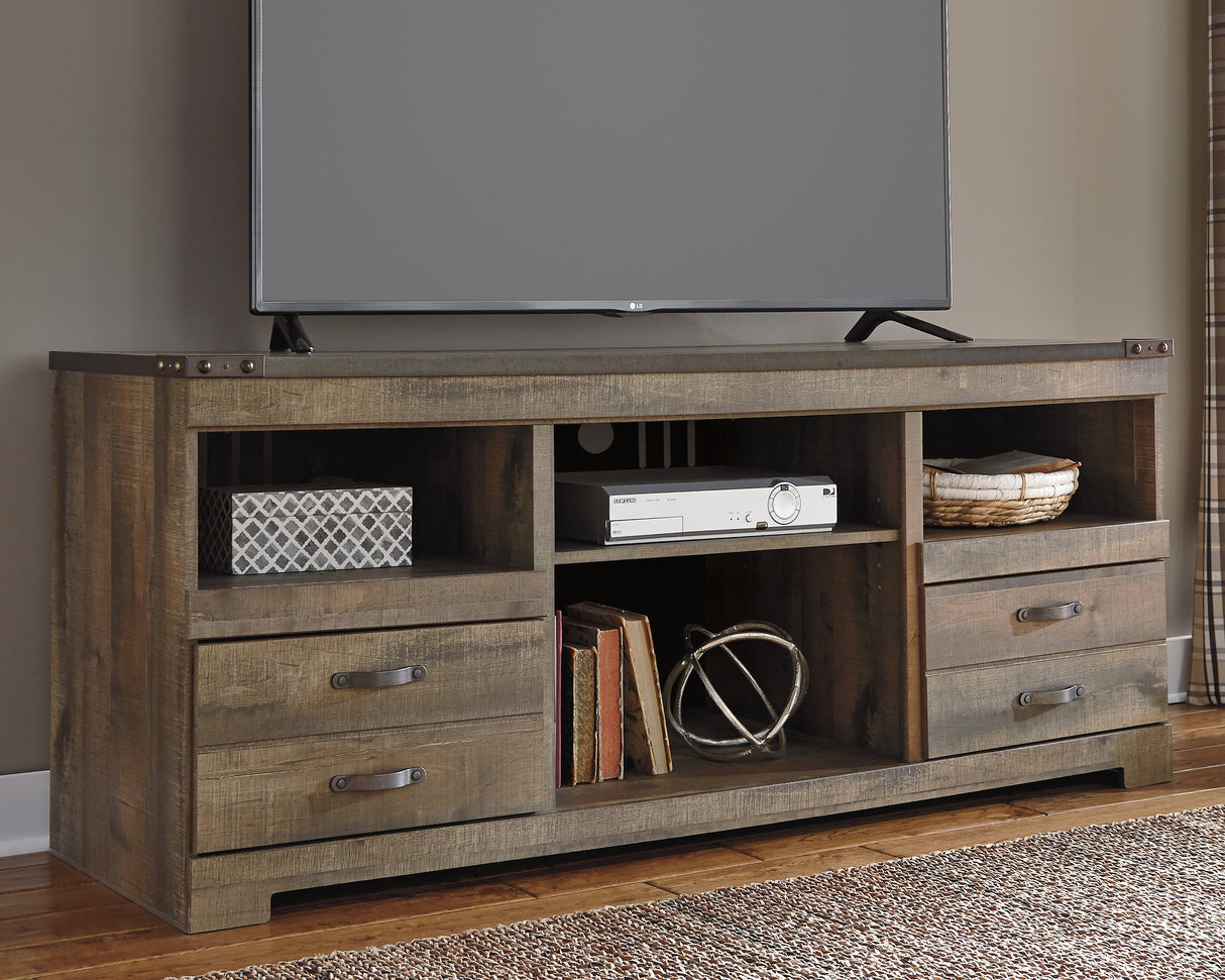 Furniture City Slidell - Ashley Furniture - Trinell TV Stand - 63" / Brown - W446-68