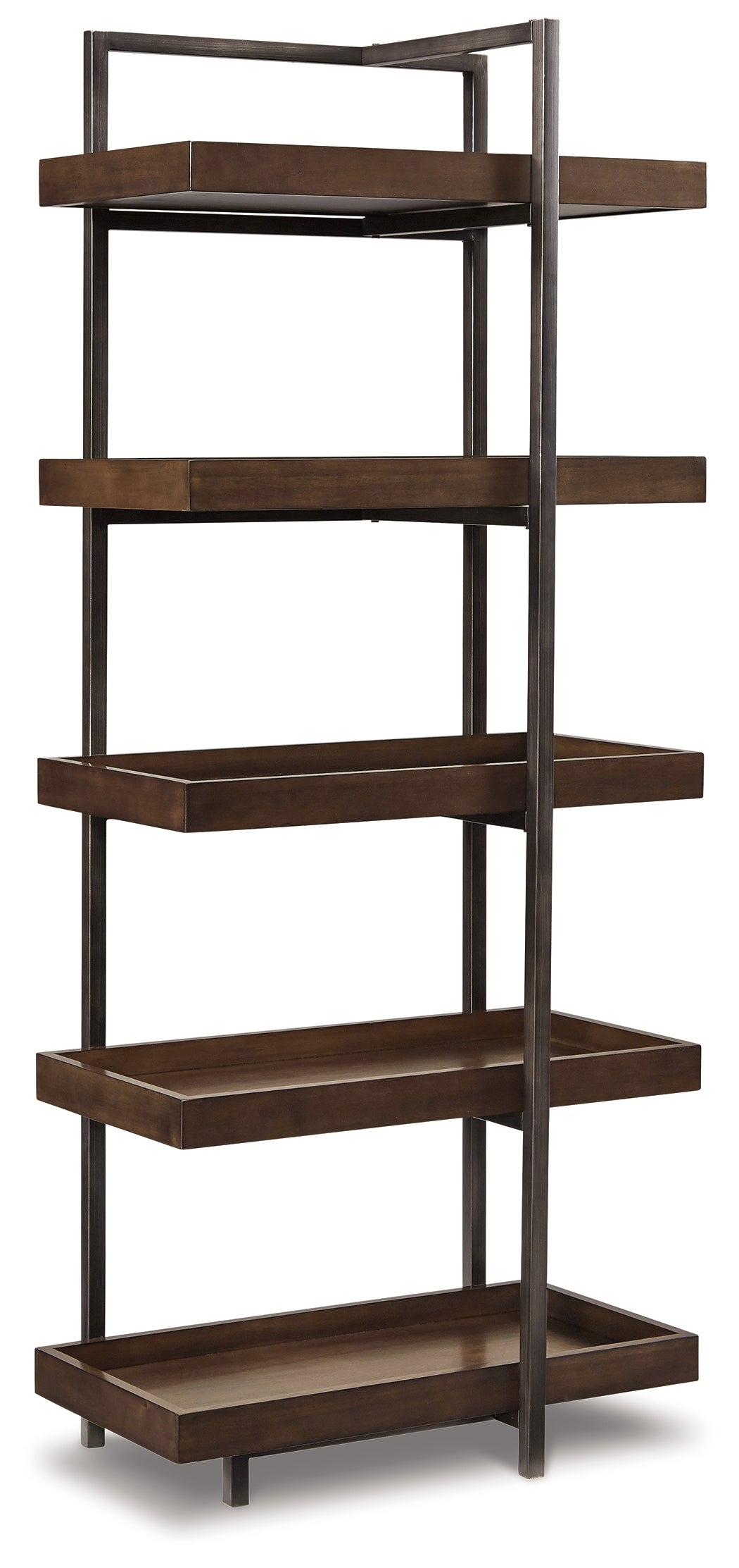 Furniture City Slidell - Ashley Furniture - Starmore Entertainment Center - Left or Right Pier / Brown/Gunmetal - W633-34