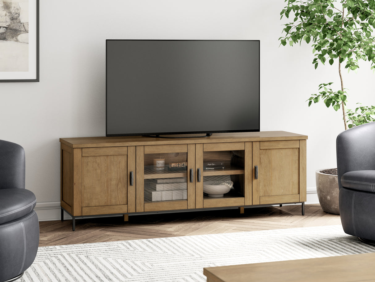Furniture City Slidell - Ashley Furniture - Torlanta 72" TV Stand - 72" / Brown - W686-68