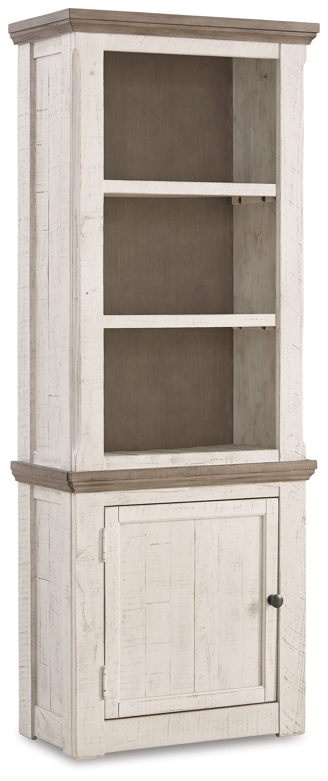 Furniture City Slidell - Ashley Furniture - Havalance Left Pier Cabinet - Left Pier Cabinet / Two-tone - W814-33