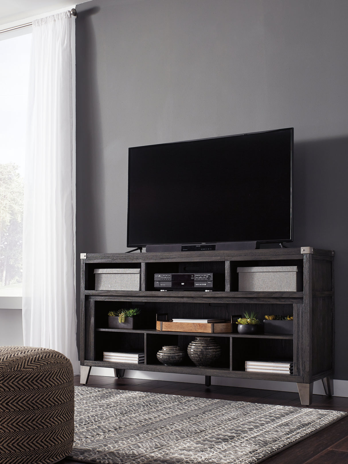 Furniture City Slidell - Ashley Furniture - Todoe 65" TV Stand - 65" / Gray - W901-68