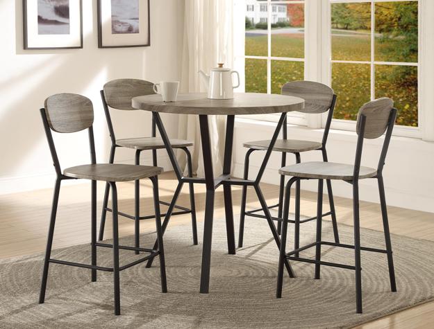BLAKE 5-PK ROUND COUNT. HT. DINETTE