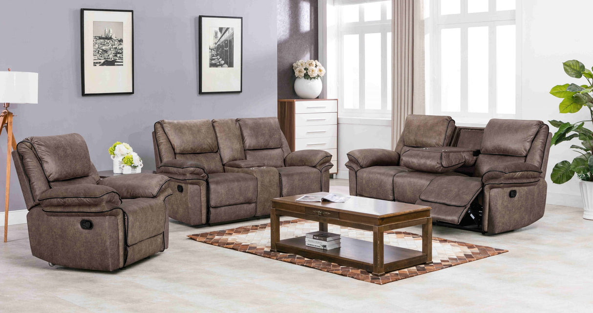 Victoria Brown- 3PC Reclining Set