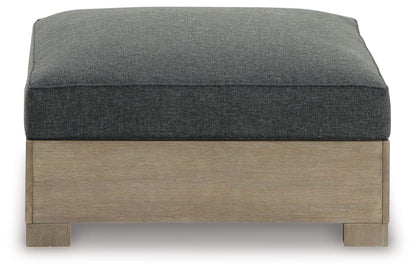 Citrine Park - Ottoman With Cushion - Brown